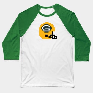 8 Bit Green Bay Packer Helmet Baseball T-Shirt